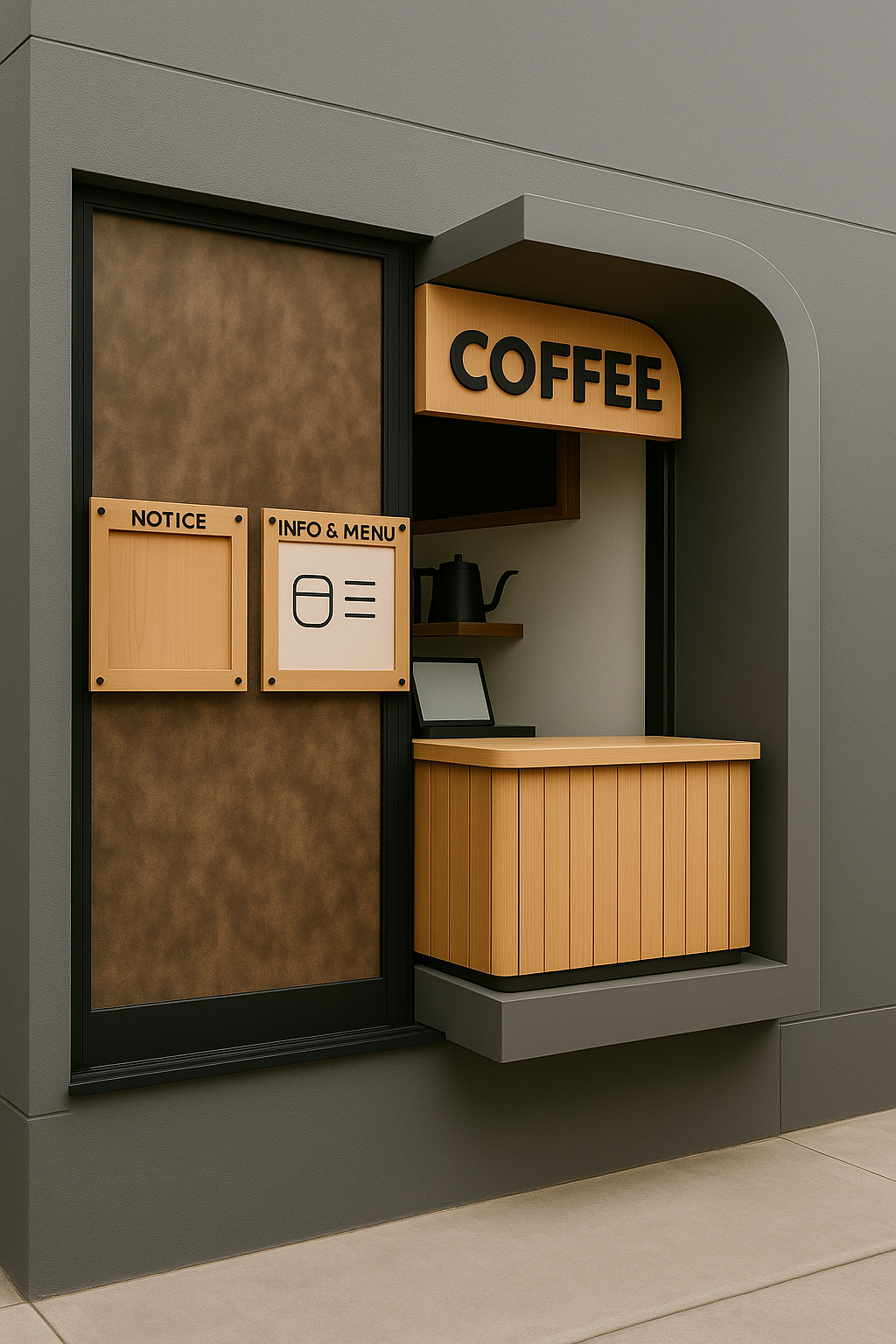 ショップフレーム外観